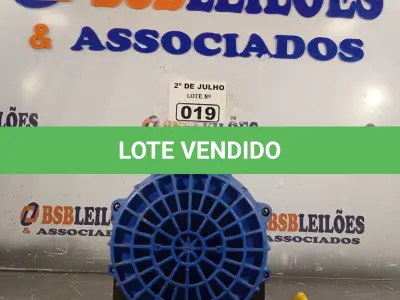 LOTE 019 - 01 MOTOR PARA BANHEIRA DE HIDROMASSAGEM. (NO ESTADO, LEILÃO NÃO TEM GARANTIA E NEM DEVOLUÇÃO, SUJEITO A POSSÍVEIS AVARIAS VISÍVEIS/OCULTAS E/OU AUSÊNCIA DE COMPONENTES).
