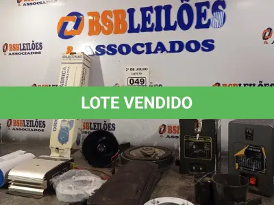 LOTE 049 - 01 ANTENA ELÉTRICA PARA CARRO, 01 CAIXAS ACÚSTICAS, 01 AMPLIFICADOR DE SOM AUTOMOTIVO, 01 LNBF, 04 SIRENES, 01 ALICATE AMPERÍMETRO E 01 ALTO-FALANTE. (NO ESTADO, LEILÃO NÃO TEM GARANTIA E NEM DEVOLUÇÃO, SUJEITO A POSSÍVEIS AVARIAS VISÍVEIS/OCULTAS E/OU AUSÊNCIA DE COMPONENTES).