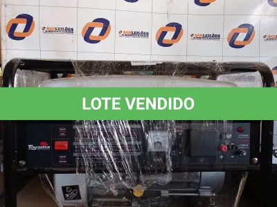 LOTE 401 - 01 - GERADOR DE ENERGIA TOYAMA GASOLINA (NO ESTADO, NÃO SABEMOS SE FUNCIONA. LEILÃO NÃO TEM GARANTIA E NEM DEVOLUÇÃO, SUJEITO A POSSÍVEIS AVARIAS VISÍVEIS/OCULTAS E/OU AUSÊNCIA DE COMPONENTES)