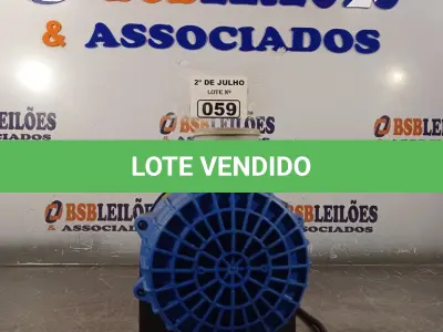 LOTE 059 - 01 MOTOR PARA BANHEIRA DE HIDROMASSAGEM. (NO ESTADO, LEILÃO NÃO TEM GARANTIA E NEM DEVOLUÇÃO, SUJEITO A POSSÍVEIS AVARIAS VISÍVEIS/OCULTAS E/OU AUSÊNCIA DE COMPONENTES).