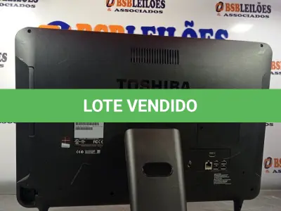 LOTE 160 - 01 COMPUTADOR ALL IN ONE MARCA TOSHIBA COREI5. (NO ESTADO, LEILÃO NÃO TEM GARANTIA E NEM DEVOLUÇÃO, SUJEITO A POSSÍVEIS AVARIAS VISÍVEIS/OCULTAS E/OU AUSÊNCIA DE COMPONENTES).