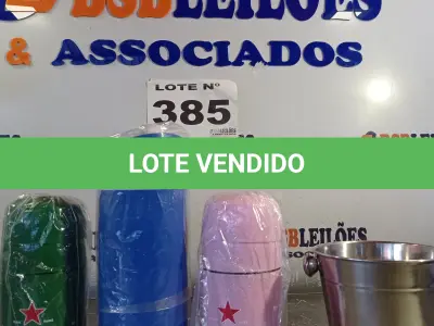 LOTE 385 - 04 – RECIPIENTES TÉRMICOS (NO ESTADO, NÃO SABEMOS SE FUNCIONA. LEILÃO NÃO TEM GARANTIA E NEM DEVOLUÇÃO, SUJEITO A POSSÍVEIS AVARIAS VISÍVEIS/OCULTAS E/OU AUSÊNCIA DE COMPONENTES)