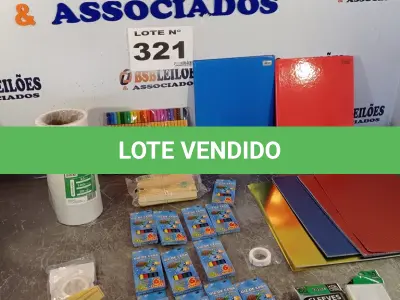 LOTE 321 - 30 - ITENS DE PAPELARIA DIVERSOS (NO ESTADO, NÃO SABEMOS SE FUNCIONA. LEILÃO NÃO TEM GARANTIA E NEM DEVOLUÇÃO, SUJEITO A POSSÍVEIS AVARIAS VISÍVEIS/OCULTAS E/OU AUSÊNCIA DE COMPONENTES)