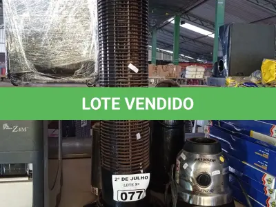 LOTE 077 - 01 VENTILADOR DE COLUNA, 02 GARRAFAS TÉRMICAS E 01 BASE DE LIQUIDIFICADOR MARCAS E MODELOS DIVERSOS. (NO ESTADO, LEILÃO NÃO TEM GARANTIA E NEM DEVOLUÇÃO, SUJEITO A POSSÍVEIS AVARIAS VISÍVEIS/OCULTAS E/OU AUSÊNCIA DE COMPONENTES).