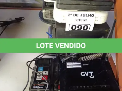 LOTE 090 - 01 LOTE COM ELETRÔNICOS DIVERSOS. (NO ESTADO, LEILÃO NÃO TEM GARANTIA E NEM DEVOLUÇÃO, SUJEITO A POSSÍVEIS AVARIAS VISÍVEIS/OCULTAS E/OU AUSÊNCIA DE COMPONENTES).
