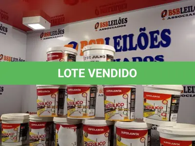 LOTE 106 - 12 KG DE REJUNTAMENTO ACRÍLICO SUPER JUNTA. (NO ESTADO, LEILÃO NÃO TEM GARANTIA E NEM DEVOLUÇÃO, SUJEITO A POSSÍVEIS AVARIAS VISÍVEIS/OCULTAS E/OU AUSÊNCIA DE COMPONENTES).