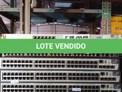 LOTE 062 - 06 SWITCHES MARCAS E MODELOS DIVERSOS. (NO ESTADO, LEILÃO NÃO TEM GARANTIA E NEM DEVOLUÇÃO, SUJEITO A POSSÍVEIS AVARIAS VISÍVEIS/OCULTAS E/OU AUSÊNCIA DE COMPONENTES).