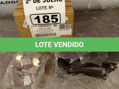 LOTE 185 - 01 PASTILHA DE FREIO ELANTRA (NO ESTADO, LEILÃO NÃO TEM GARANTIA E NEM DEVOLUÇÃO, SUJEITO A POSSÍVEIS AVARIAS VISÍVEIS/OCULTAS E/OU AUSÊNCIA DE COMPONENTES).