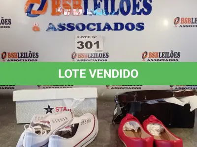 LOTE 301 - 02 – PARES DE CALÇADOS FEMININO Nº 37 (NO ESTADO, NÃO SABEMOS SE FUNCIONA. LEILÃO NÃO TEM GARANTIA E NEM DEVOLUÇÃO, SUJEITO A POSSÍVEIS AVARIAS VISÍVEIS/OCULTAS E/OU AUSÊNCIA DE COMPONENTES)