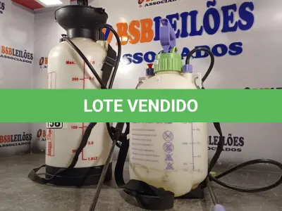 LOTE 158 - 02 PULVERIZADORES MARCAS E MODELOS DIVERSOS. (NO ESTADO, LEILÃO NÃO TEM GARANTIA E NEM DEVOLUÇÃO, SUJEITO A POSSÍVEIS AVARIAS VISÍVEIS/OCULTAS E/OU AUSÊNCIA DE COMPONENTES).