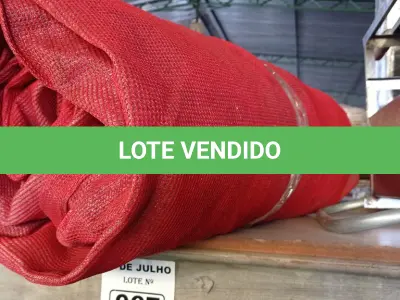 LOTE 067 - 01 TELA SOMBRITE 6MX4M. (NO ESTADO, LEILÃO NÃO TEM GARANTIA E NEM DEVOLUÇÃO, SUJEITO A POSSÍVEIS AVARIAS VISÍVEIS/OCULTAS E/OU AUSÊNCIA DE COMPONENTES).