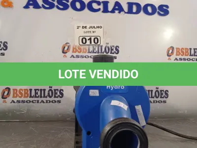 LOTE 010 - 01 MOTOR PARA BANHEIRA DE HIDROMASSAGEM. (NO ESTADO, LEILÃO NÃO TEM GARANTIA E NEM DEVOLUÇÃO, SUJEITO A POSSÍVEIS AVARIAS VISÍVEIS/OCULTAS E/OU AUSÊNCIA DE COMPONENTES).