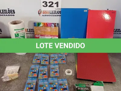 LOTE 321 - 30 - ITENS DE PAPELARIA DIVERSOS (NO ESTADO, NÃO SABEMOS SE FUNCIONA. LEILÃO NÃO TEM GARANTIA E NEM DEVOLUÇÃO, SUJEITO A POSSÍVEIS AVARIAS VISÍVEIS/OCULTAS E/OU AUSÊNCIA DE COMPONENTES)