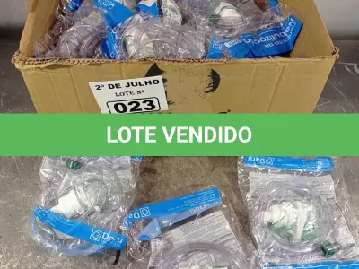 LOTE 023 - 01 LOTE COM VÁRIOS CONJUNTOS DE NEBULIZAÇÃO. (NO ESTADO, LEILÃO NÃO TEM GARANTIA E NEM DEVOLUÇÃO, SUJEITO A POSSÍVEIS AVARIAS VISÍVEIS/OCULTAS E/OU AUSÊNCIA DE COMPONENTES).