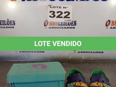 LOTE 322 - 02 – PARES DE CALÇADOS INFANTIL Nº 24 (NO ESTADO, NÃO SABEMOS SE FUNCIONA. LEILÃO NÃO TEM GARANTIA E NEM DEVOLUÇÃO, SUJEITO A POSSÍVEIS AVARIAS VISÍVEIS/OCULTAS E/OU AUSÊNCIA DE COMPONENTES)