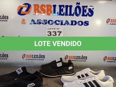 LOTE 337 - 03 – PARES DE CALÇADOS (NO ESTADO, NÃO SABEMOS SE FUNCIONA. LEILÃO NÃO TEM GARANTIA E NEM DEVOLUÇÃO, SUJEITO A POSSÍVEIS AVARIAS VISÍVEIS/OCULTAS E/OU AUSÊNCIA DE COMPONENTES)