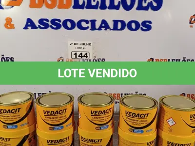 LOTE 144 - 06 LATAS DE ADESIVO ESTRUTURAL DE BASE EPÓXI MEDIA FLUIDEZ COMPONENTES A+B. (NO ESTADO, LEILÃO NÃO TEM GARANTIA E NEM DEVOLUÇÃO, SUJEITO A POSSÍVEIS AVARIAS VISÍVEIS/OCULTAS E/OU AUSÊNCIA DE COMPONENTES).