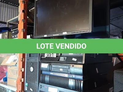 LOTE 051 - 04 CPU’S E 02 MONITORES MARCAS E MODELOS DIVERSOS PARA RETIRADA DE PEÇAS. (NO ESTADO, LEILÃO NÃO TEM GARANTIA E NEM DEVOLUÇÃO, SUJEITO A POSSÍVEIS AVARIAS VISÍVEIS/OCULTAS E/OU AUSÊNCIA DE COMPONENTES).
