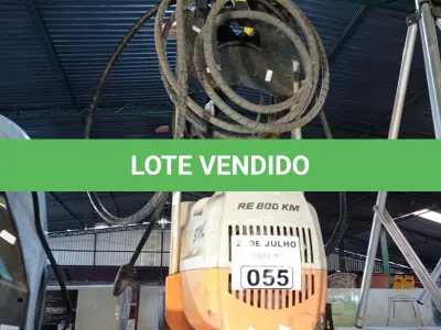 LOTE 055 - 01 LAVADORA DE ALTA PRESSÃO MARCA STIHL RE-800 220V. (NO ESTADO, LEILÃO NÃO TEM GARANTIA E NEM DEVOLUÇÃO, SUJEITO A POSSÍVEIS AVARIAS VISÍVEIS/OCULTAS E/OU AUSÊNCIA DE COMPONENTES).