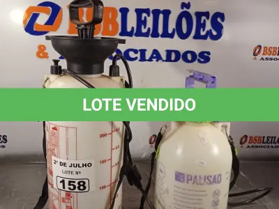 LOTE 158 - 02 PULVERIZADORES MARCAS E MODELOS DIVERSOS. (NO ESTADO, LEILÃO NÃO TEM GARANTIA E NEM DEVOLUÇÃO, SUJEITO A POSSÍVEIS AVARIAS VISÍVEIS/OCULTAS E/OU AUSÊNCIA DE COMPONENTES).