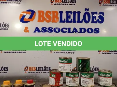 LOTE 111 - 10 LATAS DE TINTA 225 ML CORES DIVERSAS, 01 LATA DE COLA DE CONTATO, 01 CATALIZADOR E 02 ENDURECEDORES. (NO ESTADO, LEILÃO NÃO TEM GARANTIA E NEM DEVOLUÇÃO, SUJEITO A POSSÍVEIS AVARIAS VISÍVEIS/OCULTAS E/OU AUSÊNCIA DE COMPONENTES).