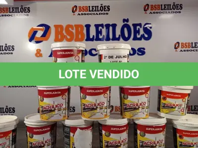 LOTE 106 - 12 KG DE REJUNTAMENTO ACRÍLICO SUPER JUNTA. (NO ESTADO, LEILÃO NÃO TEM GARANTIA E NEM DEVOLUÇÃO, SUJEITO A POSSÍVEIS AVARIAS VISÍVEIS/OCULTAS E/OU AUSÊNCIA DE COMPONENTES).