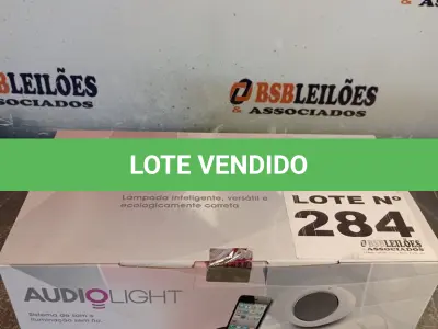 LOTE 284 - 01 - SISTEMA DE SOM E ILUMINAÇÃO SEM FIO (NO ESTADO, NÃO SABEMOS SE FUNCIONA. LEILÃO NÃO TEM GARANTIA E NEM DEVOLUÇÃO, SUJEITO A POSSÍVEIS AVARIAS VISÍVEIS/OCULTAS E/OU AUSÊNCIA DE COMPONENTES)