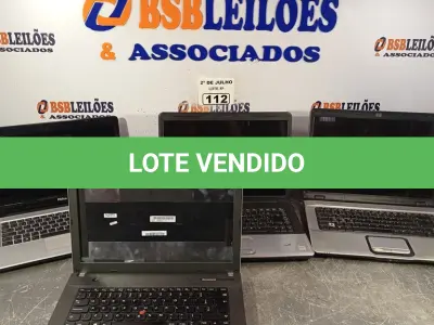 LOTE 112 - 04 NOTEBOOKS MARCAS E MODELOS DIVERSOS PARA RETIRADA DE PEÇAS. (NO ESTADO, LEILÃO NÃO TEM GARANTIA E NEM DEVOLUÇÃO, SUJEITO A POSSÍVEIS AVARIAS VISÍVEIS/OCULTAS E/OU AUSÊNCIA DE COMPONENTES).