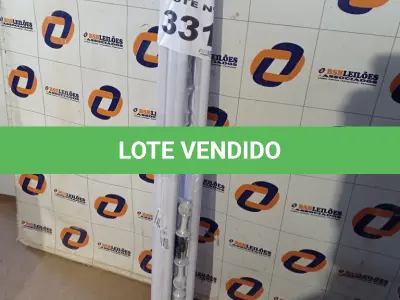 LOTE 331 - 05 - KITS VARÃO DE CORTINA 2 METROS (NO ESTADO, NÃO SABEMOS SE FUNCIONA. LEILÃO NÃO TEM GARANTIA E NEM DEVOLUÇÃO, SUJEITO A POSSÍVEIS AVARIAS VISÍVEIS/OCULTAS E/OU AUSÊNCIA DE COMPONENTES)