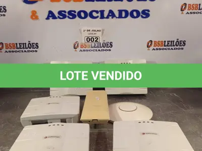LOTE 002 - 07 RÁDIOS AP WIRELESS SENDO: 05 SIEMENS WS-AP3610, 01INTELBRAS WOM 5000 E 01 UBIKITI UNIFI AP-LR. (NO ESTADO, LEILÃO NÃO TEM GARANTIA E NEM DEVOLUÇÃO, SUJEITO A POSSÍVEIS AVARIAS VISÍVEIS/OCULTAS E/OU AUSÊNCIA DE COMPONENTES).
