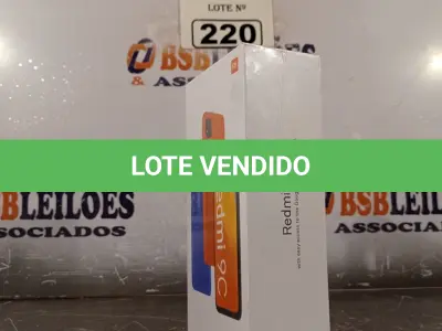 LOTE 220 - 01 CELULAR REDMI 9C. (NO ESTADO, LEILÃO NÃO TEM GARANTIA E NEM DEVOLUÇÃO, SUJEITO A POSSÍVEIS AVARIAS VISÍVEIS/OCULTAS E/OU AUSÊNCIA DE COMPONENTES).