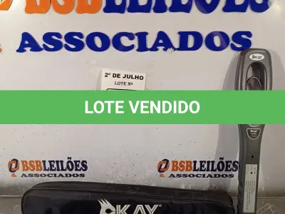 LOTE 278 - 05 DETECTORES DE METAL. (NO ESTADO, LEILÃO NÃO TEM GARANTIA E NEM DEVOLUÇÃO, SUJEITO A POSSÍVEIS AVARIAS VISÍVEIS/OCULTAS E/OU AUSÊNCIA DE COMPONENTES).