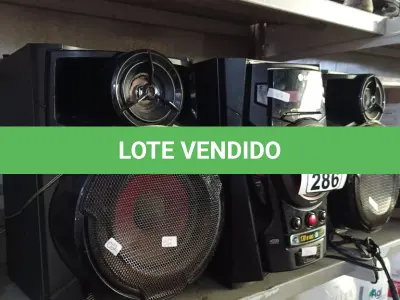 LOTE 286 - 01 APARELHO DE SOM 3X1 MARCA LG. (NO ESTADO, LEILÃO NÃO TEM GARANTIA E NEM DEVOLUÇÃO, SUJEITO A POSSÍVEIS AVARIAS VISÍVEIS/OCULTAS E/OU AUSÊNCIA DE COMPONENTES).