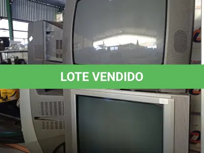 LOTE 258 - 04 TV’S DE TUBO MARCAS E MODELOS DIVERSOS. (NO ESTADO, LEILÃO NÃO TEM GARANTIA E NEM DEVOLUÇÃO, SUJEITO A POSSÍVEIS AVARIAS VISÍVEIS/OCULTAS E/OU AUSÊNCIA DE COMPONENTES).