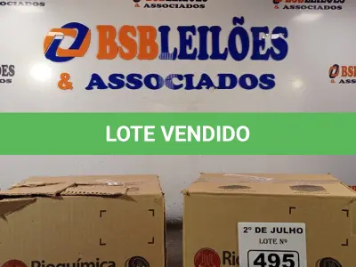 LOTE 495 - 02 CAIXAS COM BISNAGAS DE ÁLCOOL ETÍLICO HIDRATADO 70% 90G COM 30 UNIDADES CADA. (NO ESTADO, LEILÃO NÃO TEM GARANTIA E NEM DEVOLUÇÃO, SUJEITO A POSSÍVEIS AVARIAS VISÍVEIS/OCULTAS E/OU AUSÊNCIA DE COMPONENTES).