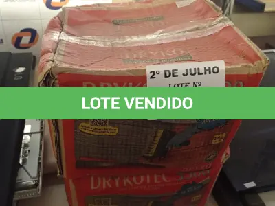 LOTE 415 - 02 CAIXAS DE DRYKOTEC 5500, REVESTIMENTO IMPERMEABILIZANTE FLEXÍVEL 18KG.  (NO ESTADO, LEILÃO NÃO TEM GARANTIA E NEM DEVOLUÇÃO, SUJEITO A POSSÍVEIS AVARIAS VISÍVEIS/OCULTAS E/OU AUSÊNCIA DE COMPONENTES).