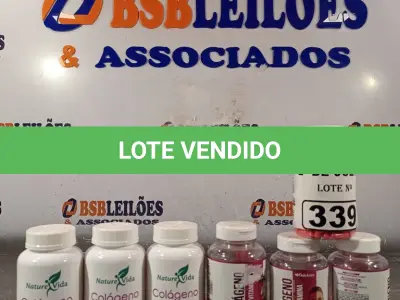 LOTE 339 - 03 FRASCOS DE COLÁGENO NATURE VIDA 250MG COM 120 CAPSULAS CADA E 04 FRASCOS DE COLÁGENO NATULORE 120MG SENDO 02 COM 60 E 02 COM 120 CAPSULAS. (NO ESTADO, LEILÃO NÃO TEM GARANTIA E NEM DEVOLUÇÃO, SUJEITO A POSSÍVEIS AVARIAS VISÍVEIS/OCULTAS E/OU AUSÊNCIA DE COMPONENTES).
