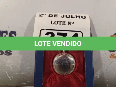 LOTE 374 - 01 RELÓGIO DE BOLSO. (NO ESTADO, LEILÃO NÃO TEM GARANTIA E NEM DEVOLUÇÃO, SUJEITO A POSSÍVEIS AVARIAS VISÍVEIS/OCULTAS E/OU AUSÊNCIA DE COMPONENTES).