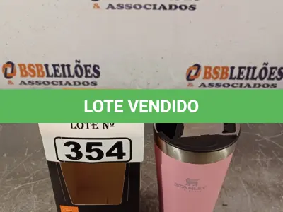 LOTE 354 - 01 COPO STANLEY. (NO ESTADO, LEILÃO NÃO TEM GARANTIA E NEM DEVOLUÇÃO, SUJEITO A POSSÍVEIS AVARIAS VISÍVEIS/OCULTAS E/OU AUSÊNCIA DE COMPONENTES).