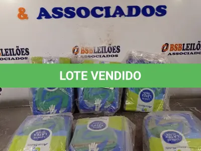 LOTE 430 - 06 PACOTES DE LUVAS DE LÁTEX SILVER TAMANHO “P”. (NO ESTADO, LEILÃO NÃO TEM GARANTIA E NEM DEVOLUÇÃO, SUJEITO A POSSÍVEIS AVARIAS VISÍVEIS/OCULTAS E/OU AUSÊNCIA DE COMPONENTES).