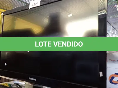 LOTE 451 - 01 TV SAMSUNG 37” POL PARA RETIRADA DE PEÇAS. (NO ESTADO, LEILÃO NÃO TEM GARANTIA E NEM DEVOLUÇÃO, SUJEITO A POSSÍVEIS AVARIAS VISÍVEIS/OCULTAS E/OU AUSÊNCIA DE COMPONENTES).