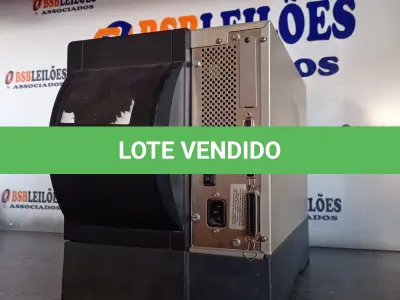 LOTE 075 - 01 IMPRESSORA DE ETIQUETAS MARCA ZEBRA MODELO Z4M. (NO ESTADO, LEILÃO NÃO TEM GARANTIA E NEM DEVOLUÇÃO, SUJEITO A POSSÍVEIS AVARIAS VISÍVEIS/OCULTAS E/OU AUSÊNCIA DE COMPONENTES).
