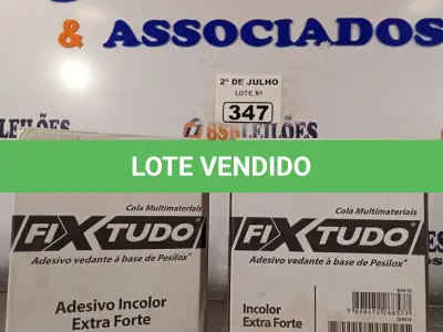 LOTE 347 - 02 CAIXAS COM ADESIVO VEDANTE A BASE DE PESILOX 20G COM 12 BISNAGAS CADA. (NO ESTADO, LEILÃO NÃO TEM GARANTIA E NEM DEVOLUÇÃO, SUJEITO A POSSÍVEIS AVARIAS VISÍVEIS/OCULTAS E/OU AUSÊNCIA DE COMPONENTES).
