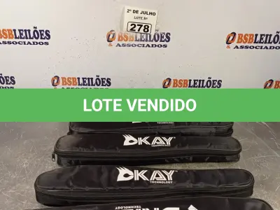 LOTE 278 - 05 DETECTORES DE METAL. (NO ESTADO, LEILÃO NÃO TEM GARANTIA E NEM DEVOLUÇÃO, SUJEITO A POSSÍVEIS AVARIAS VISÍVEIS/OCULTAS E/OU AUSÊNCIA DE COMPONENTES).