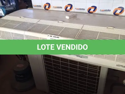 LOTE 444 - 01 AR CONDICIONADO MARCA LG 36.000BTU. (NO ESTADO, LEILÃO NÃO TEM GARANTIA E NEM DEVOLUÇÃO, SUJEITO A POSSÍVEIS AVARIAS VISÍVEIS/OCULTAS E/OU AUSÊNCIA DE COMPONENTES).