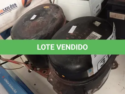 LOTE 310 - 02 MOTORES PARA REFRIGERAÇÃO. (NO ESTADO, LEILÃO NÃO TEM GARANTIA E NEM DEVOLUÇÃO, SUJEITO A POSSÍVEIS AVARIAS VISÍVEIS/OCULTAS E/OU AUSÊNCIA DE COMPONENTES).