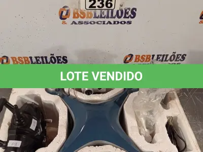 LOTE 236 - 01 DRONE. (NO ESTADO, LEILÃO NÃO TEM GARANTIA E NEM DEVOLUÇÃO, SUJEITO A POSSÍVEIS AVARIAS VISÍVEIS/OCULTAS E/OU AUSÊNCIA DE COMPONENTES).
