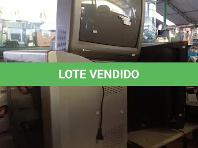 LOTE 413 - 03 TV’S DE TUBO MARCAS E MODELOS DIVERSOS PARA RETIRADA DE PEÇAS. (NO ESTADO, LEILÃO NÃO TEM GARANTIA E NEM DEVOLUÇÃO, SUJEITO A POSSÍVEIS AVARIAS VISÍVEIS/OCULTAS E/OU AUSÊNCIA DE COMPONENTES).