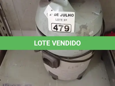 LOTE 479 - 01 ASPIRADOR DE PÓ INCOMPLETO. (NO ESTADO, LEILÃO NÃO TEM GARANTIA E NEM DEVOLUÇÃO, SUJEITO A POSSÍVEIS AVARIAS VISÍVEIS/OCULTAS E/OU AUSÊNCIA DE COMPONENTES).