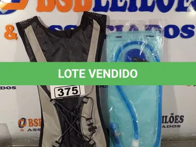 LOTE 375 - 01 CAMELBAK NA COR PRETA. (NO ESTADO, LEILÃO NÃO TEM GARANTIA E NEM DEVOLUÇÃO, SUJEITO A POSSÍVEIS AVARIAS VISÍVEIS/OCULTAS E/OU AUSÊNCIA DE COMPONENTES).